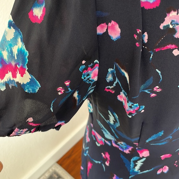 SILK TANYA TAYLOR ESTRELLA DRESS SIZE 4 - Picture 13 of 16